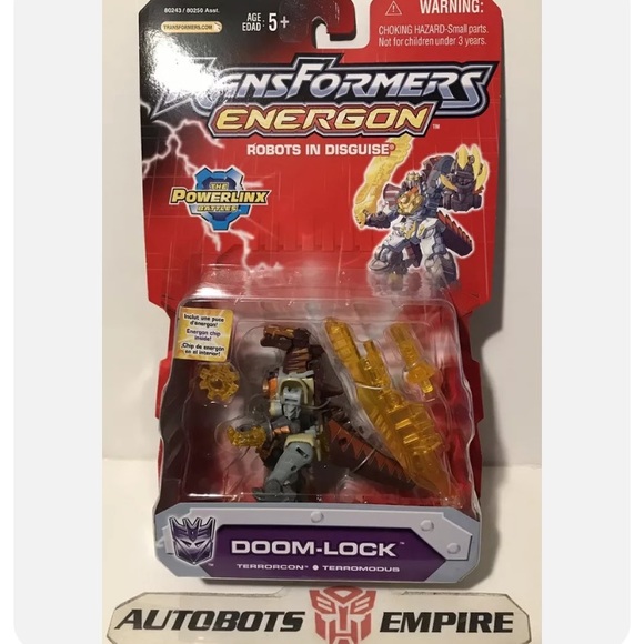 Hasbro Toys Hasbro Transformers Energon Doom Lock Powerlinx Autobots Desepticons Marvel Lee